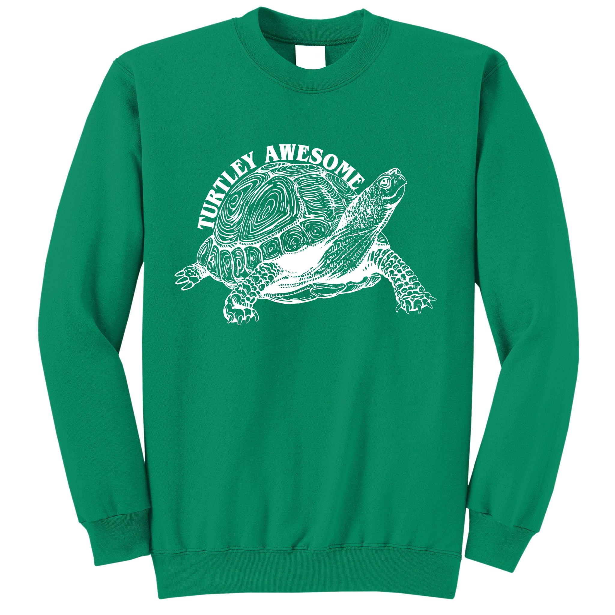 Turtley Awesome Cute Funny Turtle Meme Sweatshirt