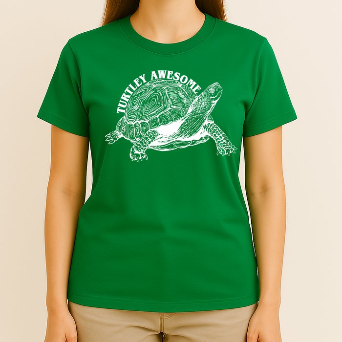 Turtley Awesome Cute Funny Turtle Meme T-Shirt