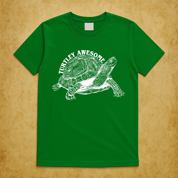 Turtley Awesome Cute Funny Turtle Meme T-Shirt
