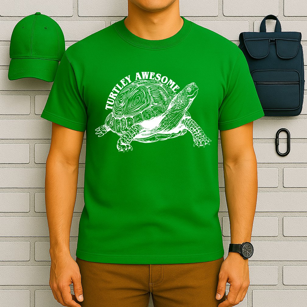 Turtley Awesome Cute Funny Turtle Meme T-Shirt