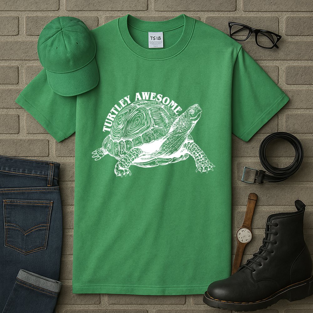 Turtley Awesome Cute Funny Turtle Meme Tall T-Shirt