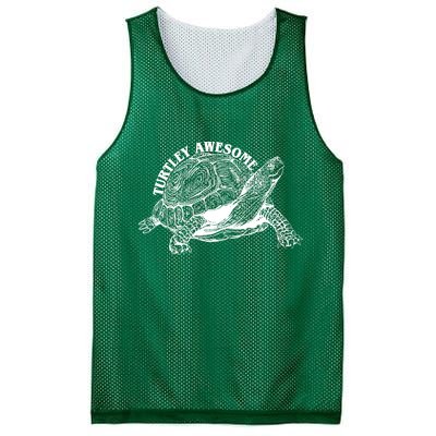 Turtley Awesome Cute Funny Turtle Meme Mesh Reversible Basketball Jersey Tank