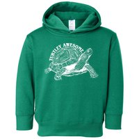 Turtley Awesome Cute Funny Turtle Meme Toddler Hoodie