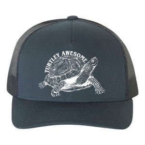 Turtley Awesome Cute Funny Turtle Meme Yupoong Adult 5-Panel Trucker Hat