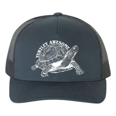 Turtley Awesome Cute Funny Turtle Meme Yupoong Adult 5-Panel Trucker Hat