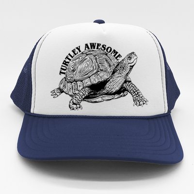 Turtley Awesome Cute Funny Turtle Meme Trucker Hat