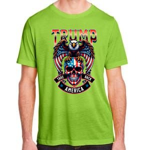 Trump Usa Skull Eagle Take America Back Adult ChromaSoft Performance T-Shirt