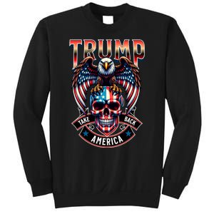 Trump Usa Skull Eagle Take America Back Sweatshirt