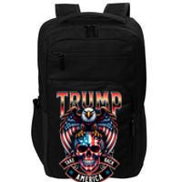 Trump Usa Skull Eagle Take America Back Impact Tech Backpack