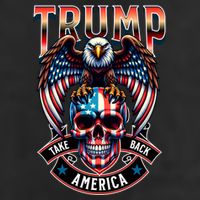 Trump Usa Skull Eagle Take America Back Trucker Hat