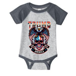 Trump Usa Skull Eagle Take America Back Infant Baby Jersey Bodysuit