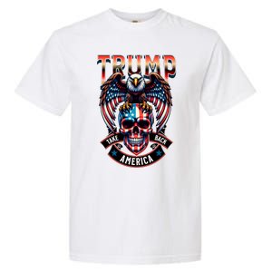 Trump Usa Skull Eagle Take America Back Garment-Dyed Heavyweight T-Shirt