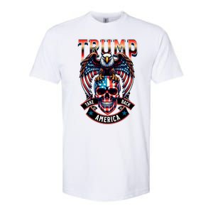 Trump Usa Skull Eagle Take America Back Softstyle CVC T-Shirt