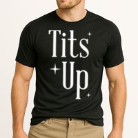 Tits Up Support Feminism Funny Gift Cooling Performance Crew T-Shirt