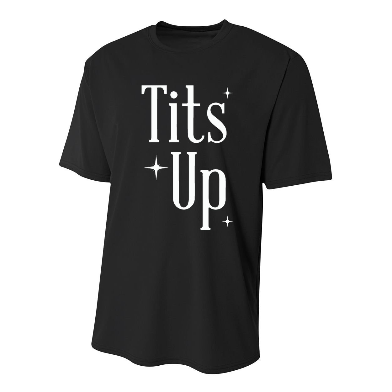Tits Up Support Feminism Funny Gift Youth Performance Sprint T-Shirt