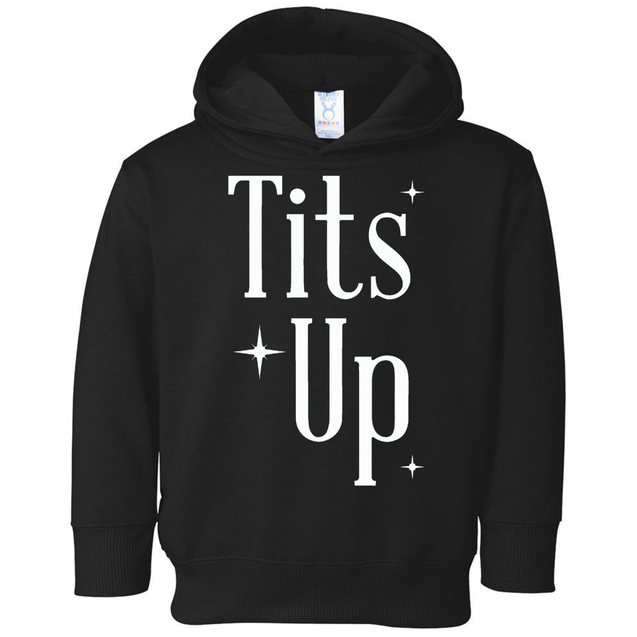 Tits Up Support Feminism Funny Gift Toddler Hoodie