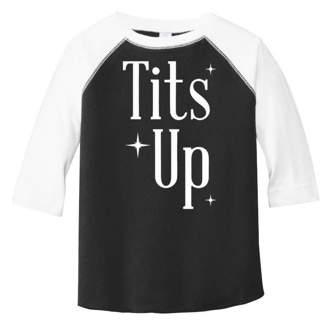 Tits Up Support Feminism Funny Gift Toddler Fine Jersey T-Shirt