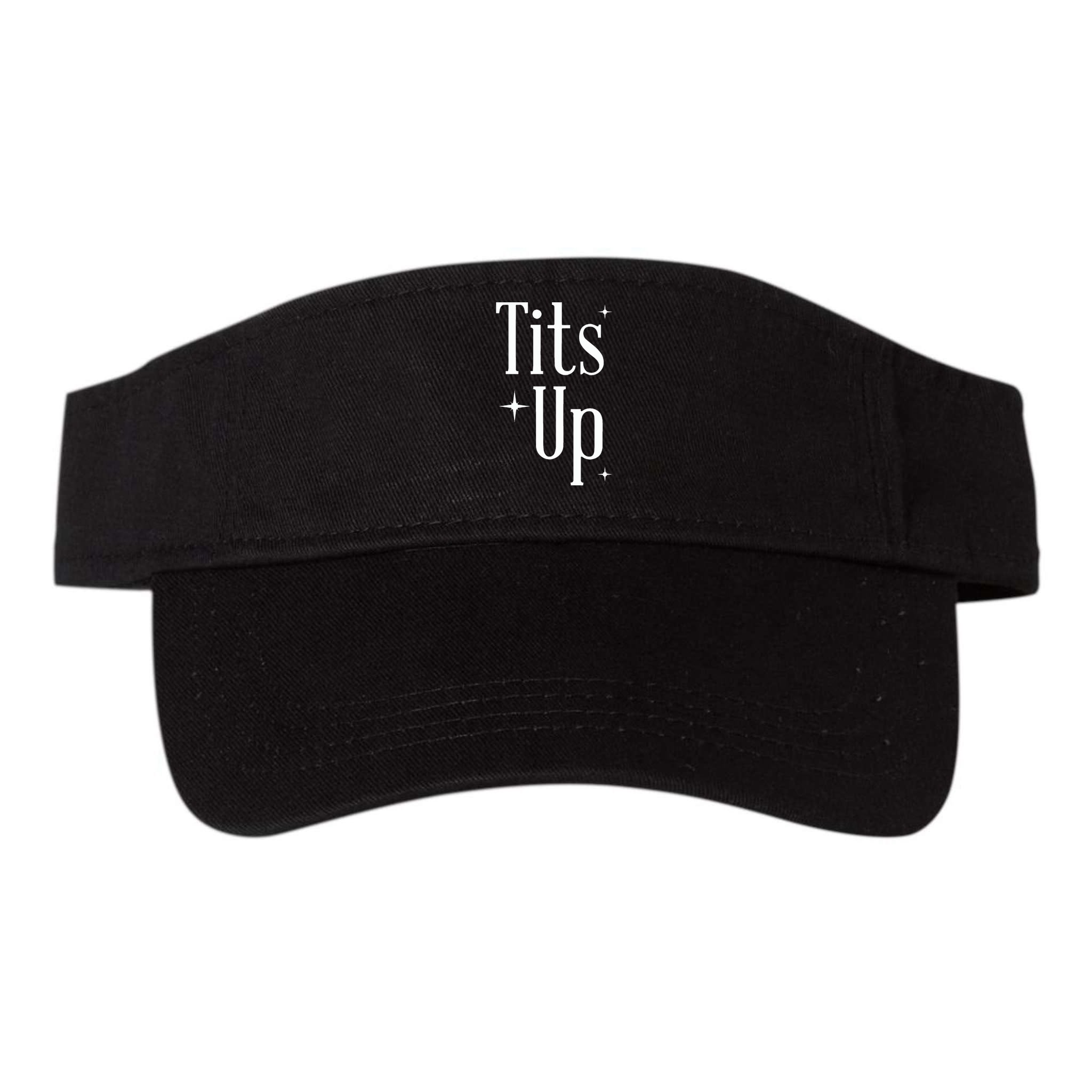 Tits Up Support Feminism Funny Gift Visor