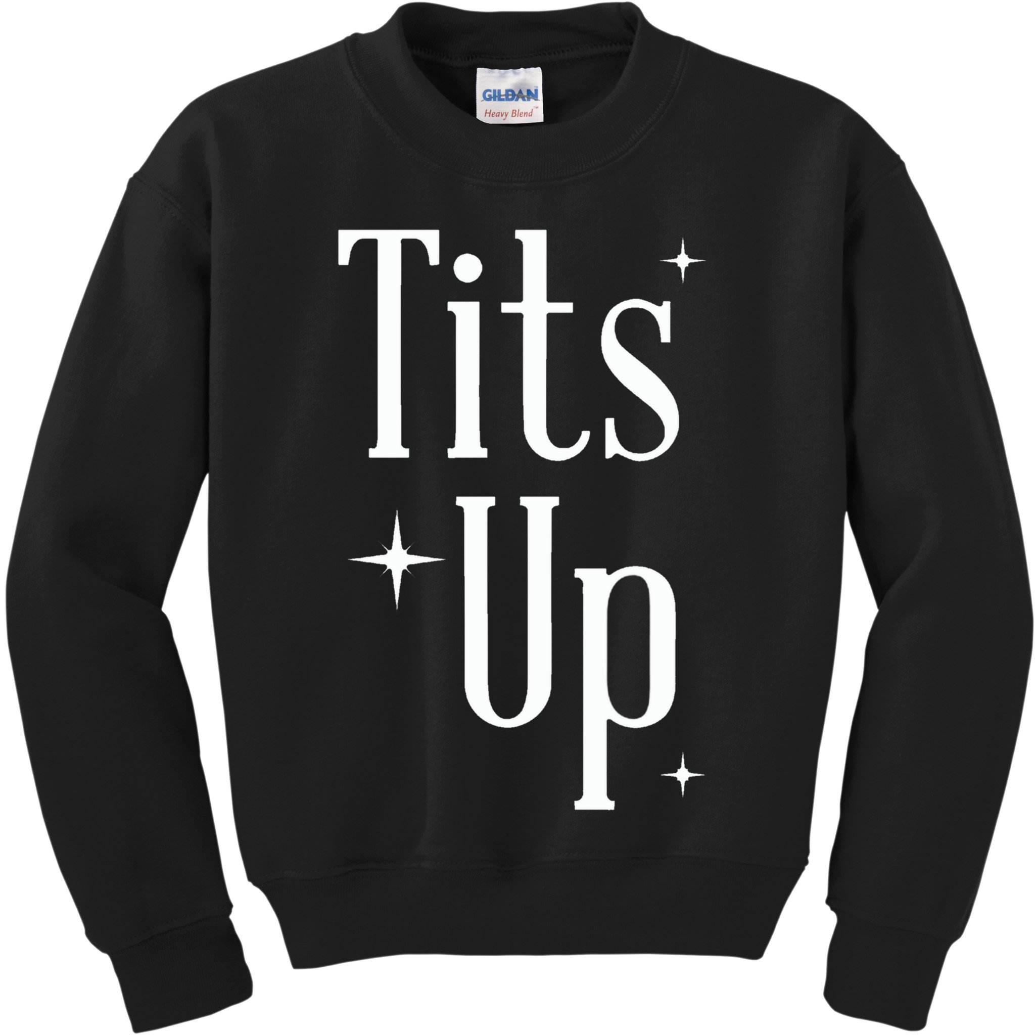Tits Up Support Feminism Funny Gift Kids Sweatshirt