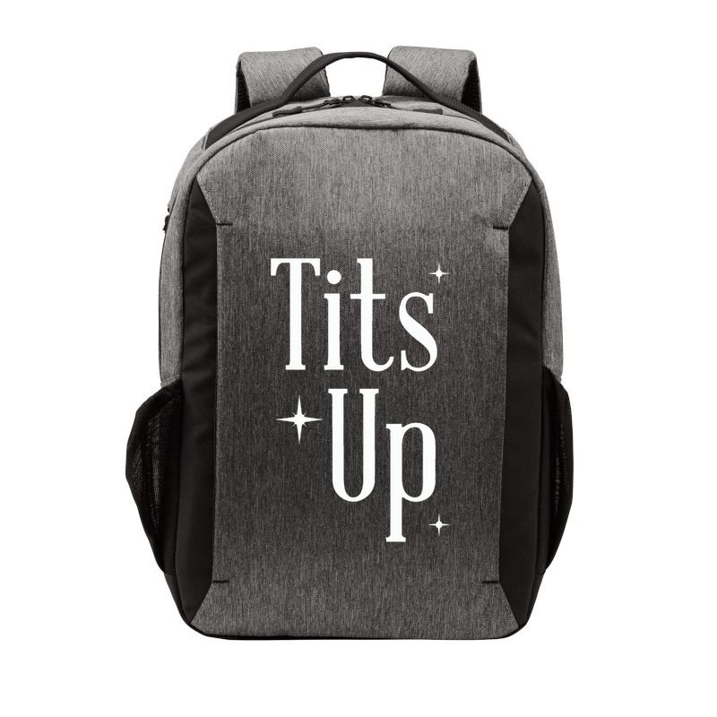 Tits Up Support Feminism Funny Gift Vector Backpack