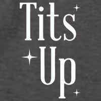 Tits Up Support Feminism Funny Gift Vector Backpack