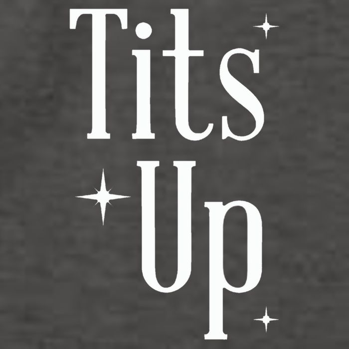 Tits Up Support Feminism Funny Gift Vector Backpack