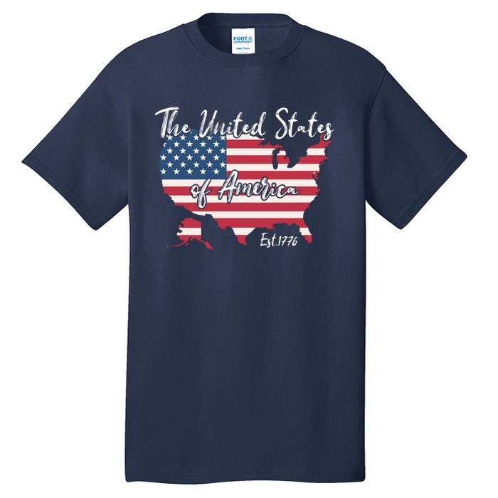 The United States Of America 1776 Tall T-Shirt