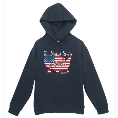 The United States Of America 1776 Urban Pullover Hoodie