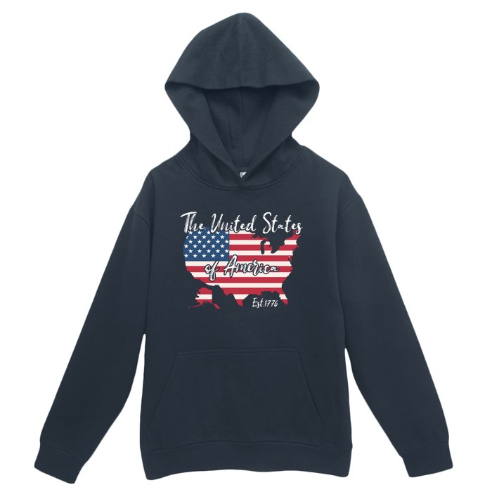 The United States Of America 1776 Urban Pullover Hoodie