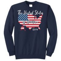 The United States Of America 1776 Tall Sweatshirt