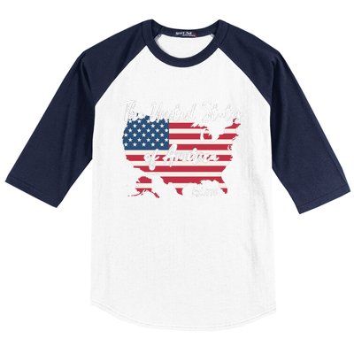 The United States Of America 1776 Baseball Sleeve Shirt