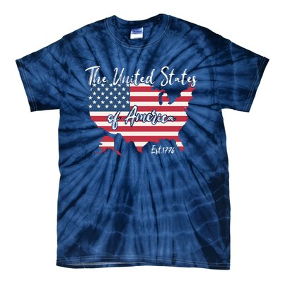 The United States Of America 1776 Tie-Dye T-Shirt