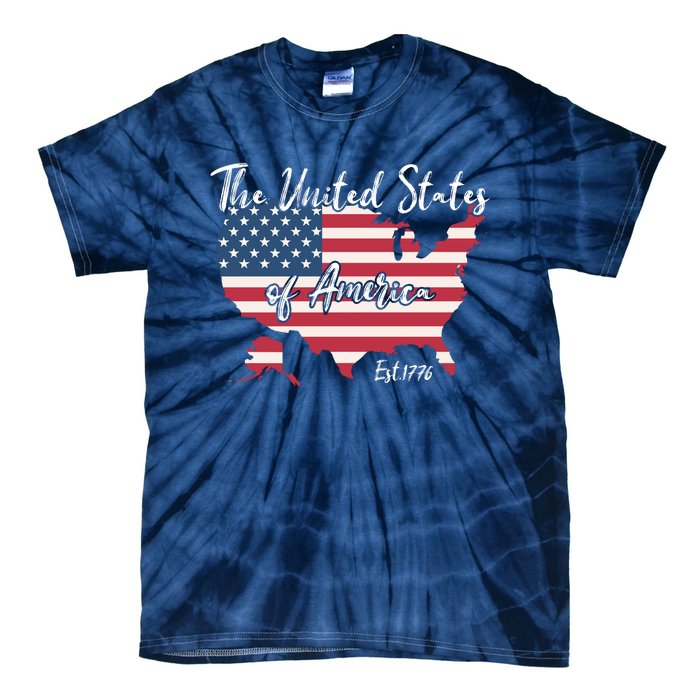 The United States Of America 1776 Tie-Dye T-Shirt