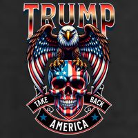 Trump Usa Skull Eagle Front And Back Logo 11oz C Handle Ceramic Mug