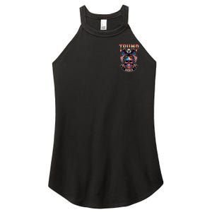 Trump Usa Skull Eagle Front And Back Logo Women's Perfect Tri Rocker Tank