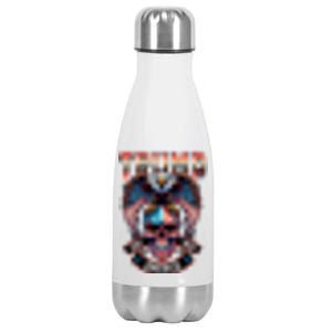 Trump Usa Skull Eagle Front And Back Logo Stainless Steel Insulated Water Bottle