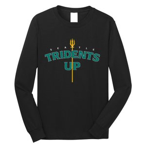 Tridents Up Seattle Baseball Long Sleeve Shirt