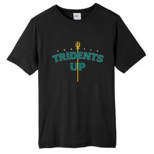 Tridents Up Seattle Baseball Tall Fusion ChromaSoft Performance T-Shirt