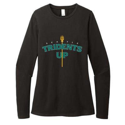 Tridents Up Seattle Baseball Womens CVC Long Sleeve Shirt