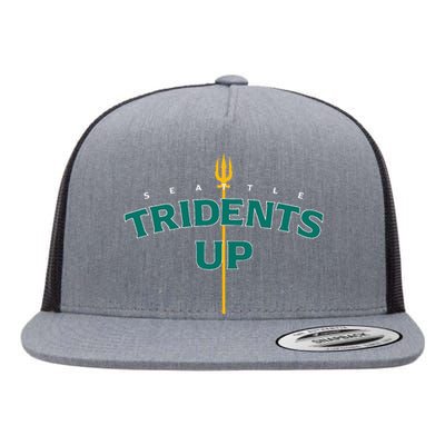 Tridents Up Seattle Baseball Flat Bill Trucker Hat