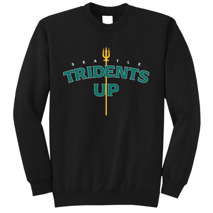 Tridents Up Seattle Baseball Tall Sweatshirt