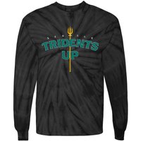 Tridents Up Seattle Baseball Tie-Dye Long Sleeve Shirt