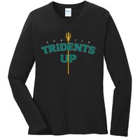 Tridents Up Seattle Baseball Ladies Long Sleeve Shirt