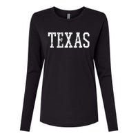 Texas Us State Country Traveler Womens Cotton Relaxed Long Sleeve T-Shirt