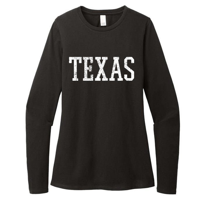 Texas Us State Country Traveler Womens CVC Long Sleeve Shirt