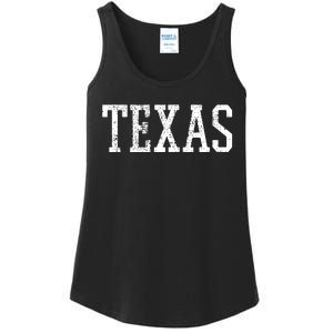 Texas Us State Country Traveler Ladies Essential Tank