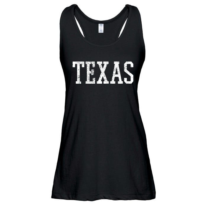 Texas Us State Country Traveler Ladies Essential Flowy Tank