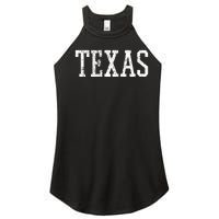 Texas Us State Country Traveler Women's Perfect Tri Rocker Tank