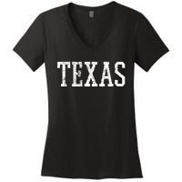 Texas Us State Country Traveler Women's V-Neck T-Shirt