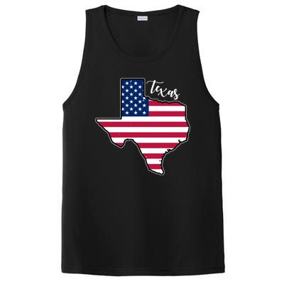 Texas United States Map PosiCharge Competitor Tank